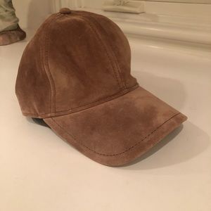 Rag and bone suede baseball cap